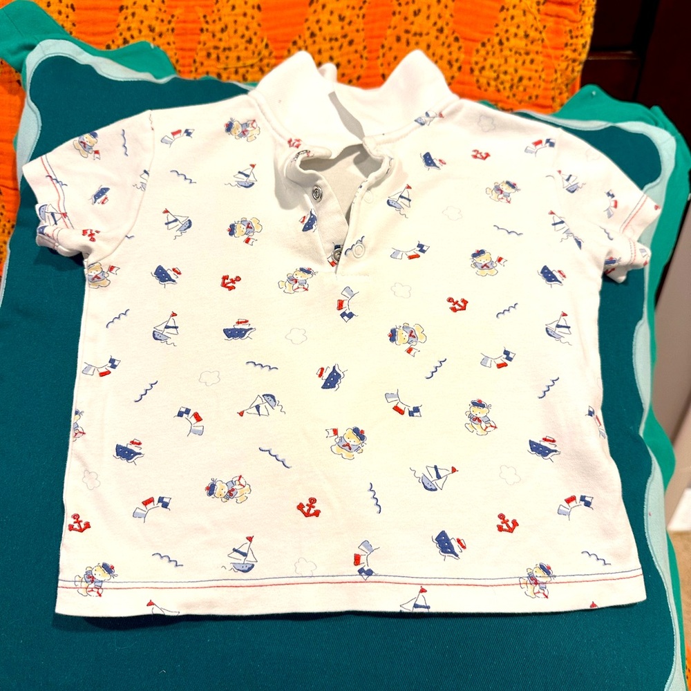 Kissy kissy 12-18 month polo